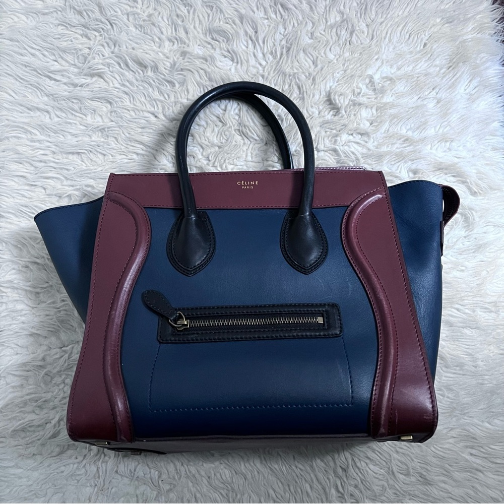 Celine Phantom Luggage Mini Tote Tri Colour